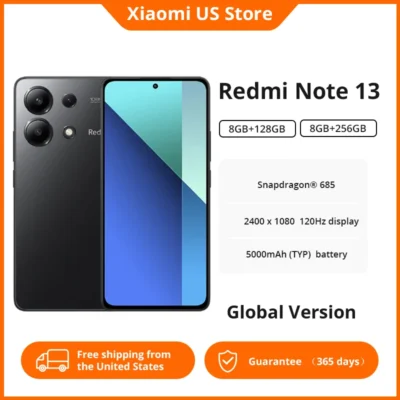 Xiaomi Redmi Note 13 4G Smartphone Snapdragon® 685 108MP Camera 120Hz AMOLED Display 33W Charging Cellphone Handy