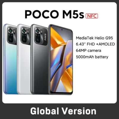 POCO M5s Global Version NFC MTK G95 64MP AI Quad Camera 6.43″ AMOLED Dotdisplay 33W